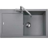 Plados Lavello Cucina 1 Vasca Nero Incasso 78 cm eff. Fragranite UG70 AM7810