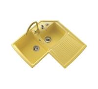 Plados Lavello Cucina Angolare Angolo 2 Vasche Gocciolatoio 83 cm HRA832UG94