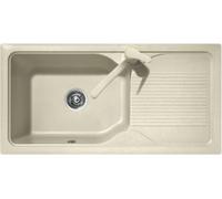 Plados Lavello Cucina Fragranite 1 Vasca Incasso con Gocciolatoio Larghezza 99 cm materiale Ultragranit colore Avena UG94 - DB0991 Serie Harmony