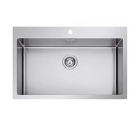 Plados SR7500 Telma Lavello 1 vasca - Larghezza 75 cm - Profondità 51 cm - Acciaio Inox Satinato - Base: 80 cm - Incasso: 735 x 495 mm - Filotop