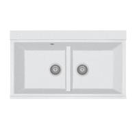 Plados LX8620 Lavello 2 vasche Serie Lux 86x51 vari colori