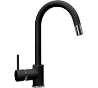 Plados Miscelatore PUNTOBPEX UM44 NERO MATT cucina lavello monocomando doccetta