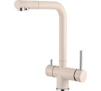 Plados Rubinetto Cucina Doccetta Estraibile Monocomando Beige FLO55 UG94