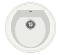 Plados Telma NK05110 UG 98 - MICROULTRAGRANIT Harmony Lavello tondo 1 vasca cm. 51 - bianco