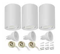 Plafon Universale 3x Maclean Bianco 3x GU10 5W 4000K MCE422