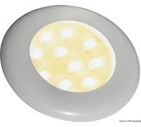 Plafond LED 8-30V, 2W con interruttore, colore caldo - Osculati 13.877.61