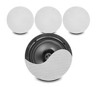 Plafond speaker (4x) geluidsinstallatie - Power Dynamics NCBT604 - 120W - 6.5'' - Wit (952.640)