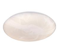 Plafone Reality a LED Umbria color alabastro H7xØ38 cm Bianco