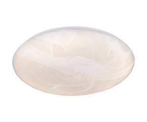 Plafone Reality a LED Umbria color alabastro H7xØ38 cm Bianco