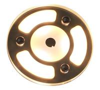Plafoniera 12V 24V Dimmerabile Led Contatto Interruttore ultrasottile 3W Luce interna for camper Caravan Camper e barca Mini sezione(White and warm white)