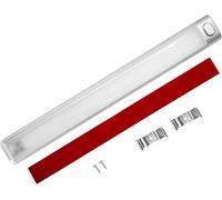Plafoniera 12V per Camper, Barra Led 12V Con Interruttore Extra Grande, 6000K Bi