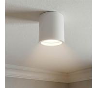 Plafoniera Ø70 x 70mm GU10 in Gesso Pitturabile Cilindrica