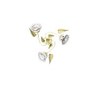 PLAFONIERA A 3 LUCI COLLEZIONE NADIA CERAMICA SICILIANA FIORI