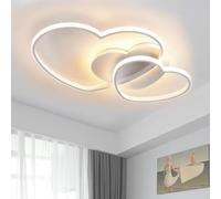 Plafoniera a forma di cuore multistrato 3D Lampadario a LED Lampadario a forma di cartone animato Protezione per gli occhi Apparecchio di illuminazione a soffitto per camera da letto Camera dei