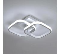 Plafoniera a LED 30W, Lampada da soffitto moderna a LED quadrata, Plafoniera a luce bianca fredda 6500K per cucina, sala da pranzo M