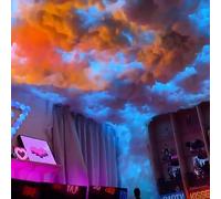 Plafoniera a LED 3D con effetti RGB Thunder, illuminazione dinamica controllata da app, per sala giochi, bar e sfondo per feste