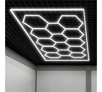 Plafoniera a led a nido d'ape 6500K, luci da garage esagonali, for garage
