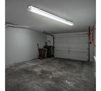 Plafoniera a LED a prova di umidità per ambienti a prova di umidità per bagni Lampada a LED per garage Tubo LED, collegamento in serie, protetto contro i getti d'acqua, 1x LED 36W 4320lm