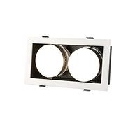 Plafoniera A LED Antiriflesso A Doppia Testa, Faretto da Soffitto Regolabile Ad Angolo da 5W/9W per Uso Domestico, Faretti da Parete per Sfondo Soggiorno 3000K-6000K-3000K-5W
