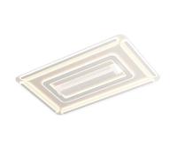 Plafoniera a LED con ventilatore integrato, design geometrico moderno, elegante illuminazione domestica