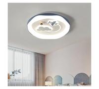Plafoniera a LED creativa a forma di aereo, design a cartone animato, blu e rosa, ideale per la decorazione della casa, per la camera dei bambini, la camera da letto o lo studio (luce fredda, aereo B)