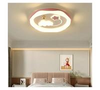 Plafoniera a LED creativa a forma di aereo, design a cartone animato, blu e rosa, ideale per la decorazione di camerette, camere da letto e studi. Illuminazione contemporanea (luce calda, C-Star).
