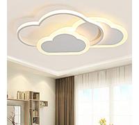 Plafoniera a LED da 32 W, Lampada da soffitto Creative Cloud, Luce Calda 3000 K, plafoniere Bianche Moderne, utilizzata in Soggiorno, Camera da Letto, corridoio e cameretta dei Bambini 42 cm * 25