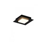 Plafoniera a led da soffitto design moderno nero quadrato piccolo RD-0915