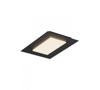 Plafoniera a led da soffitto design moderno nero rettangolare piccolo RD-0927
