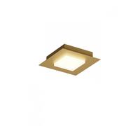Plafoniera a led da soffitto design moderno oro quadrato piccolo RD-0914