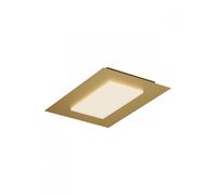 Plafoniera a led da soffitto design moderno oro rettangolare piccolo RD-0926
