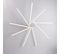 Plafoniera a led da soffitto orientabile moderna design bianco BON-667