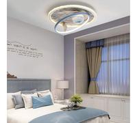 Plafoniera A LED Dimmerabile Con Telecomando Plafoniera For Cameretta For Bambini Decorativa Superficie Lunare Design Astronauta For Ragazzi Ragazze Camera Da Letto Lampada A Sospensione(50CM)