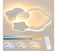 Plafoniera a LED dimmerabile da 31 W, lampada da soffitto minimalista a stella con telecomando, 3000 K-6500 K per scale, cameretta dei bambini