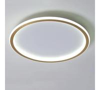 Plafoniera a Led Giapponese, Quadrata, in Legno, a Filo Soffitto, per Interni, Ideale per Camera da Letto e Soggiorno (Bianca, 55 Cm/21,6 Pollici)/Bianco/45 Cm/17,7 Pollici