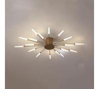 Plafoniera A LED Gypsophila, Plafoniere Nordic Lighting Lampadari Moderni per Fuochi D'artificio da 1 W con Acrilico, per Soggiorno Camera da Letto Corridoio, Gold 20 Head