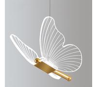 Plafoniera a LED, Lampada da soffitto creativo farfalla Lampadario, Lampada a sospensione Alla Moda Animali Lampadari Regolabile in altezza per Camera da Letto e Soggiorno dei Bambini (B (1 testa))