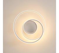 Plafoniera a LED, lampada da soffitto moderna bianca calda da 36 W. Plafoniera a LED dal design a spirale per camera da letto, cucina, bagno, corridoio