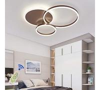 Plafoniera A LED Lampada Da Soggiorno Design Anello Lampada Da Soffitto Metallo Con Telecomando Plafoniera In Acrilico Dimmerabile Lampada Da Camera Bambini Camera Letto Luci Lampadario ( Color : Marr