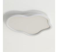 Plafoniera a led luce fredda 6500K da interno moderna a soffitto forma tonda lampada adatta per camera da letto salone soggiorno solotto cucina locali commerciali 43W (Luce fredda 6500K)