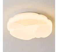 Plafoniera a Led Moderna a Spettro Completo, Plafoniera Semplice in Stile Crema Caldo, Plafoniera Scandinava per Cameretta Bambini, Luci per Soggiorno,De per Camera da Letto