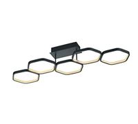 Plafoniera a led moderna design antracite TR050