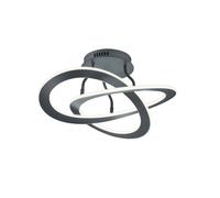 Plafoniera a led moderna design antracite TR159