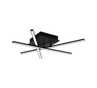 Plafoniera a led moderna design nero GL0430