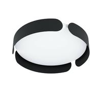 Plafoniera a led moderna design nero per soggiorno camera GL0115