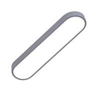 Plafoniera a LED rettangolare lunga, moderna, lineare, montaggio a incasso, per cucina, sala da pranzo, ufficio, corridoio, portico, scala, balcone