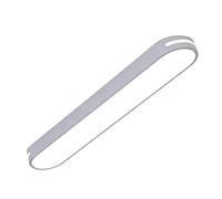 Plafoniera a LED rettangolare lunga, moderna, lineare, montaggio a incasso, per cucina, sala da pranzo, ufficio, corridoio, portico, scala, balcone
