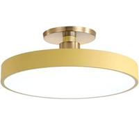 Plafoniera A LED Rotonda Macaron, Plafoniere Moderne in Ferro Battuto Illuminazione A Soffitto Semi da Incasso per Camera dei Bambini, Camera da Letto, Corridoio