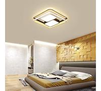 Plafoniera a LED ultra sottile, 6 cm, dimmerabile, quadrata, rettangolare, in ferro, moderna, per soggiorno. moderno 55x55 Cm 52w 3000k