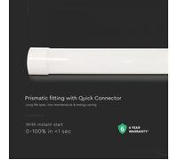 Plafoniera a LED V-TAC SLIM 10/20/40/50W - 30/60/120/150cm IP20